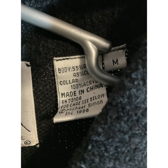 Michael Simon NY Women’s M Sweater Art to Wear Cardigan Button Front Vintage - Picture 5 of 9